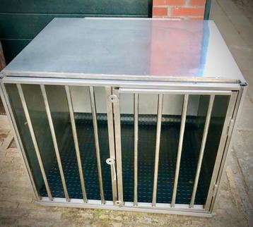 Frisse stevige RVS kooi 100 x 80 (85 hoog) beschikbaar voor biedingen