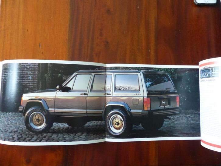 Jeep Cherokee 1989 brochure NL, Boeken, Auto's | Folders en Tijdschriften, Nieuw, Overige merken, Verzenden