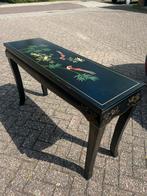 Mooie chineze tafel bijzettafel, Ophalen, Zo goed als nieuw, 25 tot 50 cm, Rechthoekig