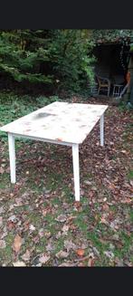 Gratis Eettafel 80 x 140, Huis en Inrichting, Tafels | Eettafels, Ophalen, Gebruikt, 100 tot 150 cm, 50 tot 100 cm