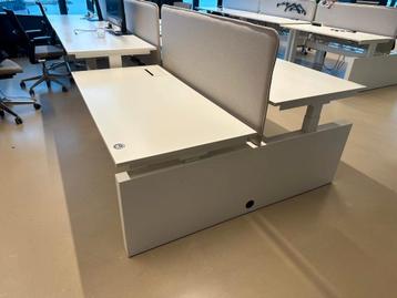 Voortman Elektrische zit-sta duo-bureau 160x80, 12 stuks - afbeelding 2