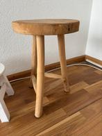Houten planten krukje, Huis en Inrichting, Ophalen, Zo goed als nieuw, Hout