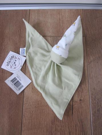 Dirkje Babywear 2 x zacht lichtgroen katoen knuffeldoek pop beschikbaar voor biedingen