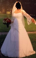Witte trouwjurk, Kleding | Dames, Ophalen of Verzenden, Zo goed als nieuw, Wit, Trouwjurk