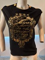 Pierre balmain shirt met aparte knopen maat 34., Verzenden, ., Zwart, Zo goed als nieuw