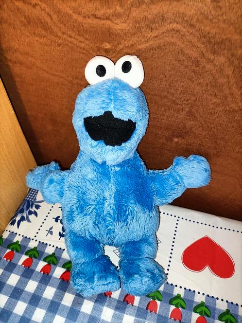Koekiemonster knuffel met zachte ogen 25 cm Sesamstraat, Kinderen en Baby's, Speelgoed | Knuffels en Pluche, Ophalen of Verzenden