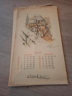 Anton Pieck Kalender - 1948 (met missend blad), Antiek en Kunst, Ophalen of Verzenden, Stad- en Dorpsgezichten