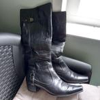 Zwart leren laarzen maat 36, Kleding | Dames, Schoenen, Hoge laarzen, Zwart, Ophalen of Verzenden, Zo goed als nieuw