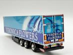 TEKNO VERONICA FLOWERS HANS DE LAAT gestuurde trailer, Hobby en Vrije tijd, Modelauto's | 1:50, HGL74-@hotmail.com, Nieuw, Bus of Vrachtwagen