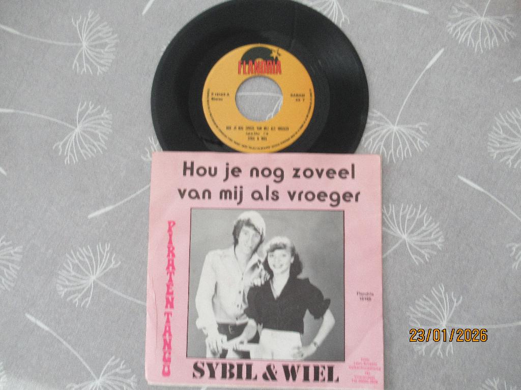 Sybil+ Wiel    Hou je nog zoveel van mij als Vroeger, Cd's en Dvd's, Vinyl Singles, Gebruikt, 7 inch, Single, Ophalen of Verzenden
