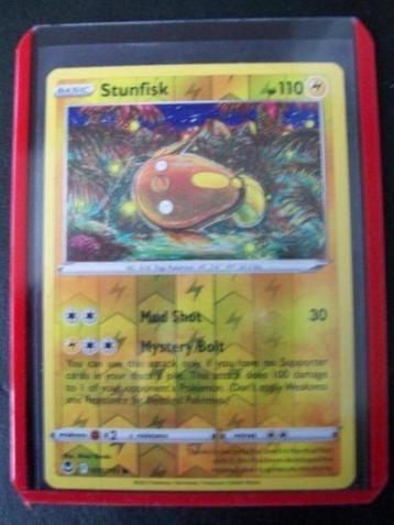 6322: Nieuwe Pokemon Kaart Glimmend STUNFISK HP 110 055/195