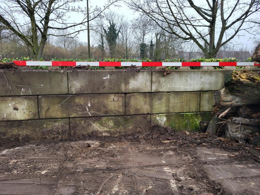 Slagboom of hoogtebeperking lat. Aluminium, Ophalen