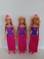 3 Leuke Barbie Prinsessen GGJ94, Ophalen of Verzenden, Gebruikt, Barbie