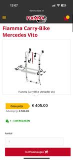 Fiamma Carry Bike Fietsendrager Mercedes Vito tot 2003, Auto diversen, Fietsendragers, Ophalen, Nieuw, Achterklepdrager