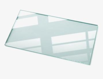Glasplaat tafelblad 130x70cm - Rechthoekig beschikbaar voor biedingen