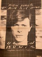 Paginagrote A3 advertentie DAVID BOWIE Fashion release, Cd's en Dvd's, Ophalen of Verzenden