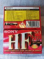 2 Nieuwe Sony Cassettebandjes 90 Min, Ophalen of Verzenden, Nieuw in verpakking, Origineel