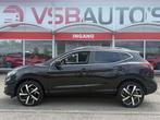 Nissan QASHQAI 1.3 DIG-T TEKNA 140PK HALF-LEER NAVI PANO-DAK, Gebruikt, Huisgarantie, Met garantie (alle), Zwart