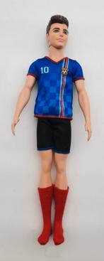 Ken (van Barbie) Voetballer pop ca. 30cm Mattel 2016, Verzamelen, Poppen, Ophalen of Verzenden, Gebruikt, Pop