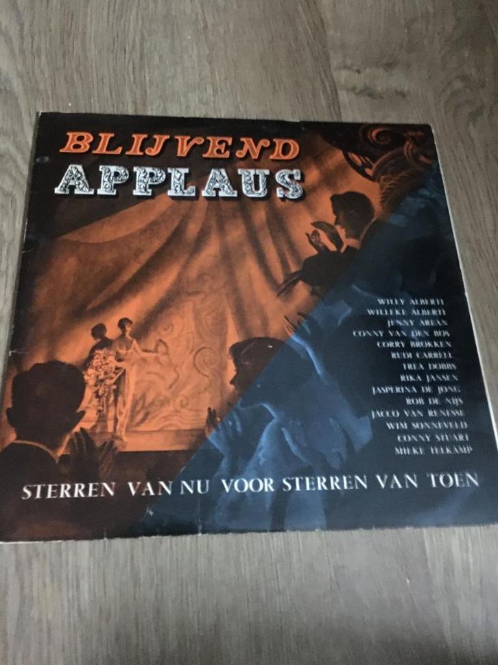 Elpee - Blijvend applaus - Sterren van nu voor sterren van, Cd's en Dvd's, Vinyl | Nederlandstalig, Zo goed als nieuw, Levenslied of Smartlap