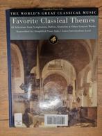 Bladmuziek Favorite classical themes, Gebruikt, Klassiek, Ophalen of Verzenden, Keyboard
