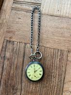 Zakhorloge Union Ancre, Sieraden, Tassen en Uiterlijk, Horloges | Antiek, Overige merken, Zakhorloge, 1900 tot 1930, Met ketting