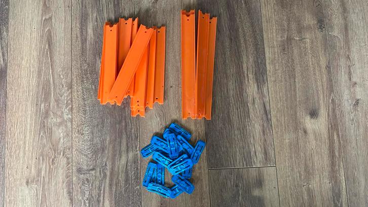 Hot Wheels Track Builder Rechte Baandelenset, Kinderen en Baby's, Speelgoed | Racebanen, Handmatig, Hot Wheels, Ophalen of Verzenden