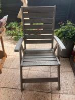 Gratis 2 hardhouten tuinstoelen, Tuin en Terras, Tuinstoelen, Ophalen, Zo goed als nieuw, Hout