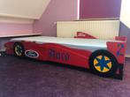 F1 racewagen auto bed kinderen jongen, Huis en Inrichting, 90 cm, 210 cm, Eenpersoons, Zo goed als nieuw