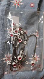 Jigkoppen met rode ogen - 10 stuks, Watersport en Boten, Hengelsport | Karpervissen, Ophalen of Verzenden, Nieuw, Haak