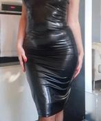 Schitterende Leren Jurk maat M, Kleding | Dames, Jurken, Verzenden, Zo goed als nieuw, Maat 38/40 (M), Zwart