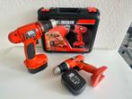 2x Black & Decker accuboormachine, Ophalen of Verzenden, Gebruikt, Minder dan 400 watt, Boor- en Schroefmachine