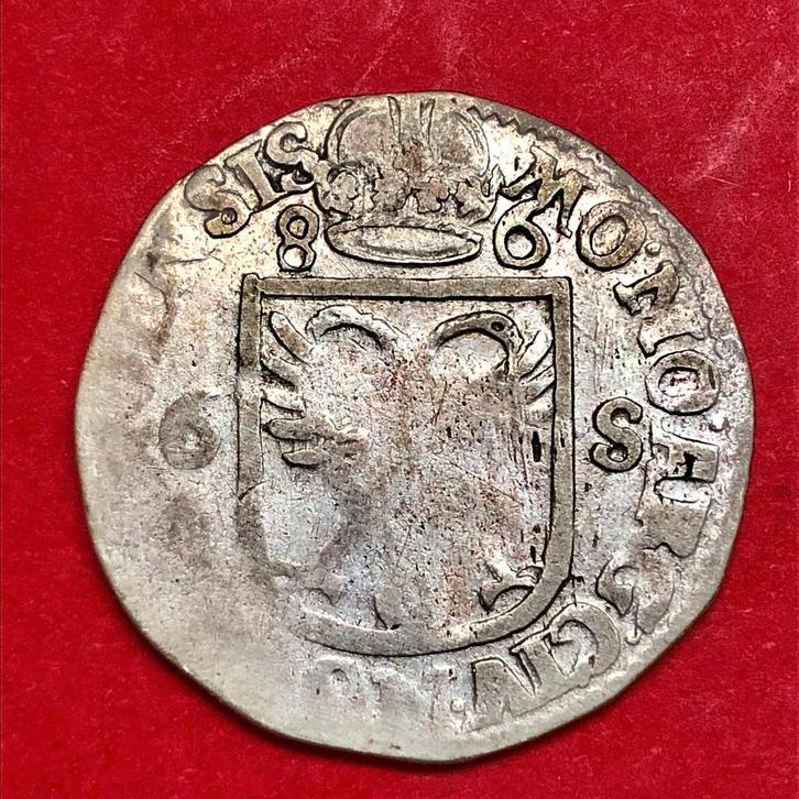 Rijderschelling Nijmegen 1686. Fr/ Zfr., Postzegels en Munten, Munten | Nederland, Losse munt, Overige waardes, Vóór koninkrijk