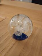Glazen presse-papier met bloem, Antiek en Kunst, Antiek | Glas en Kristal, Ophalen of Verzenden