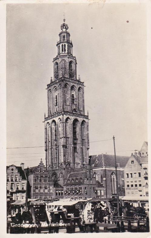 00418 - Groningen - Martinitoren, Verzamelen, Ansichtkaarten | Nederland, Gelopen, Groningen, 1940 tot 1960, Verzenden
