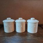 coffee/tea/sugar potten, Huis en Inrichting, Keuken | Potten en Pannen, Ophalen of Verzenden, Zo goed als nieuw, Overige materialen