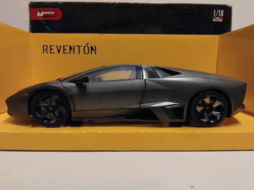 Lamborghini Reventon mat grijs Mondo 1:18 KRD, Hobby en Vrije tijd, Modelauto's | 1:18, Zo goed als nieuw, Auto, Overige merken
