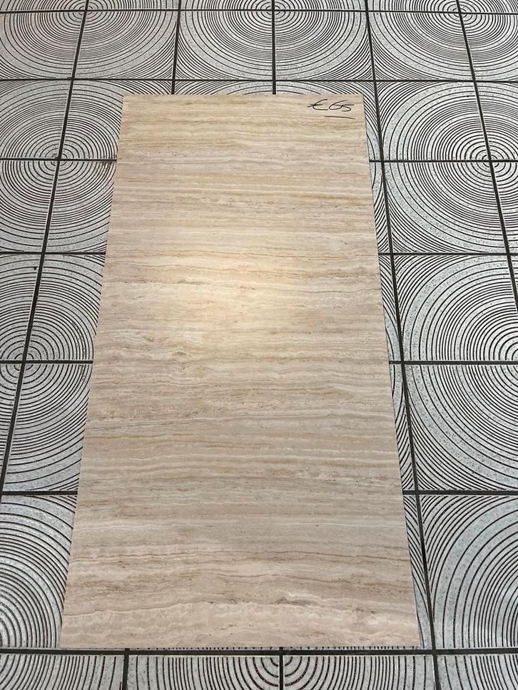 PVC marmerlook wandpaneel travertin paneel 122x265 cm, Doe-het-zelf en Verbouw, Platen en Panelen, Nieuw, Overige materialen, Minder dan 20 mm