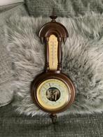 Oude antieke houten barometer vintage retro, Audio, Tv en Foto, Weerstations en Barometers, Ophalen of Verzenden