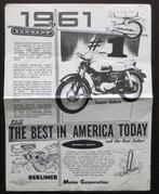 Folder Zündapp Super Sabre 250 - 1961 (USA) - 250 Trophy S, Verzenden, Overige merken