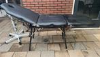 Massagetafel Set: Tafel, Stoel & Loeplamp, Ophalen, Gebruikt, Zwart, Metaal