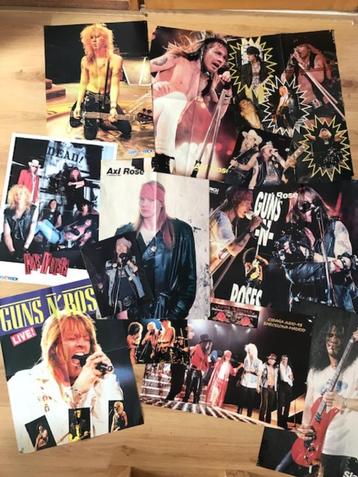 Vintage posters jaren '90 - Guns 'n Roses, Metallica e.a.