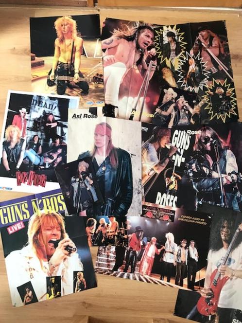 Vintage posters jaren '90 - Guns 'n Roses, Metallica e.a., Verzamelen, Posters, Gebruikt, Overige onderwerpen, A1 t/m A3, Rechthoekig Liggend