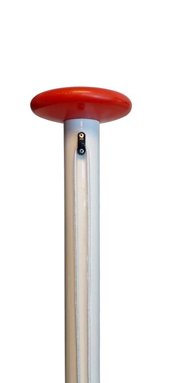 Witte vlaggenmast 2e keus - nieuw 7 meter, 75 mm beschikbaar voor biedingen