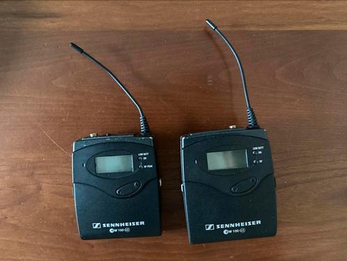 Sennheiser EW100 G3 set (SK + EK) — 606-648 MHz, Muziek en Instrumenten, Microfoons, Gebruikt, Overige typen, Draadloos, Ophalen of Verzenden