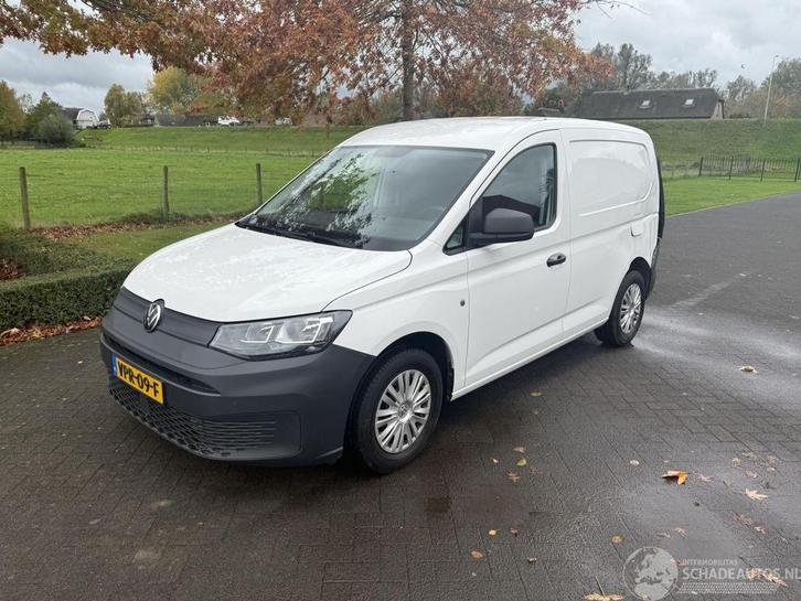 Volkswagen Caddy 2.0 TDI (bj 2022), Auto diversen, Schadeauto's, Volkswagen, Handgeschakeld, Diesel, Overige carrosserieën, Wit