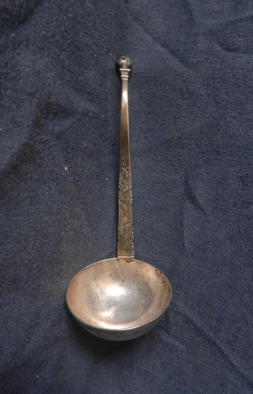 Zilveren roomlepel / jamlepel model Renaissance Nederlands, Antiek en Kunst, Antiek | Goud en Zilver, Zilver, Ophalen of Verzenden