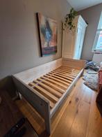 Lifetime eenpersoonsbed - Whitewash, Huis en Inrichting, Ophalen, Eenpersoons, Wit, Hout