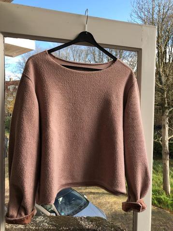 Forte_Forte rose katoenen sweater mt I (36/38) boxy model beschikbaar voor biedingen