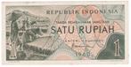 24-2574 Indonesia 1 rupiah 1960, Verzenden, Zuidoost-Azië, Los biljet